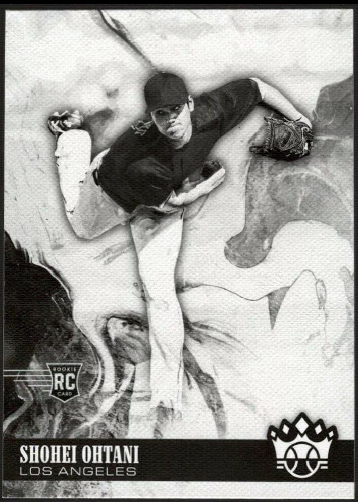 2018 Panini Diamond Kings Shohei Ohtani [Black and White] #73 card