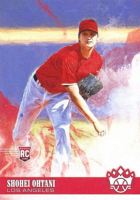 2018 Panini Diamond Kings Shohei Ohtani [Pitching, No Pinstripe] #73 card