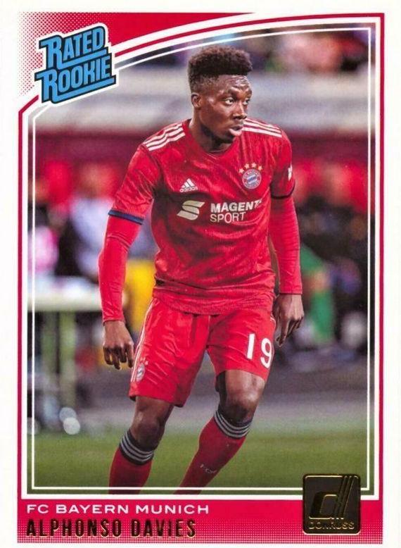 2018 Panini Donruss Alphonso Davies #176 card