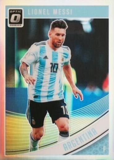 2018 Panini Donruss Lionel Messi [Optic Holo] #88 card