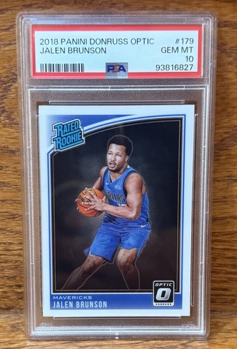 2018 Panini Donruss Optic Jalen Brunson #179 card