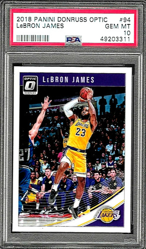 2018 Panini Donruss Optic LeBron James #94 card