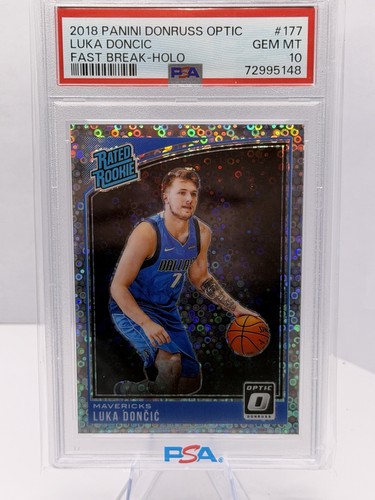 2018 Panini Donruss Optic Luka Doncic [Fast Break Holo] #177 card