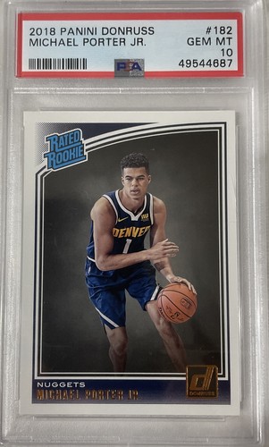 2018 Panini Donruss Optic Michael Porter Jr. #182 card