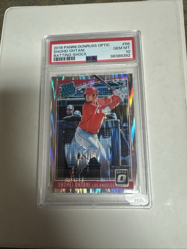 2018 Panini Donruss Optic Shohei Ohtani [Batting Shock] #56 card