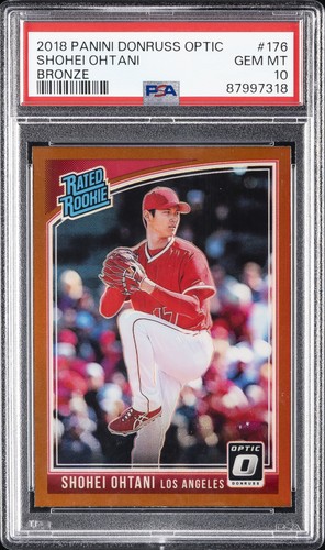 2018 Panini Donruss Optic Shohei Ohtani [Bronze] #176 card