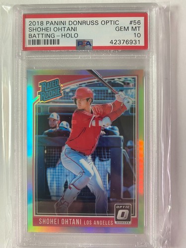 2018 Panini Donruss Optic Shohei Ohtani [Holo] #56 card