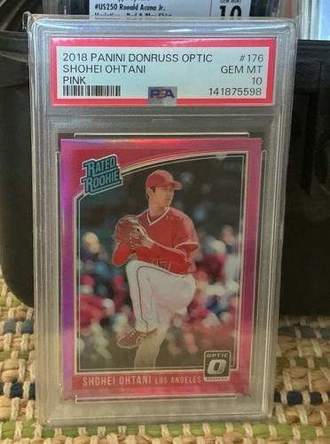 2018 Panini Donruss Optic Shohei Ohtani [Pink] #176 card