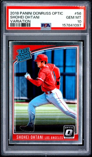 2018 Panini Donruss Optic Shohei Ohtani [Running] #56 card