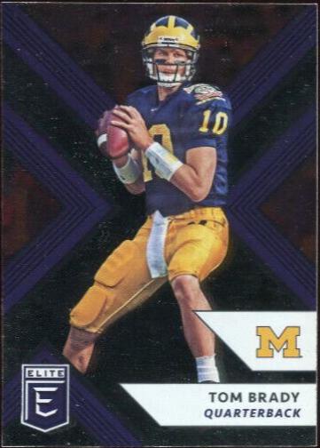 2018 Panini Elite Draft Picks Tom Brady #94 card