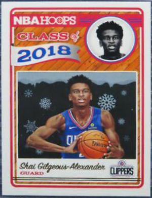 2018 Panini Hoops Class of 2018 Shai Gilgeous Alexander [Winter] #11 card
