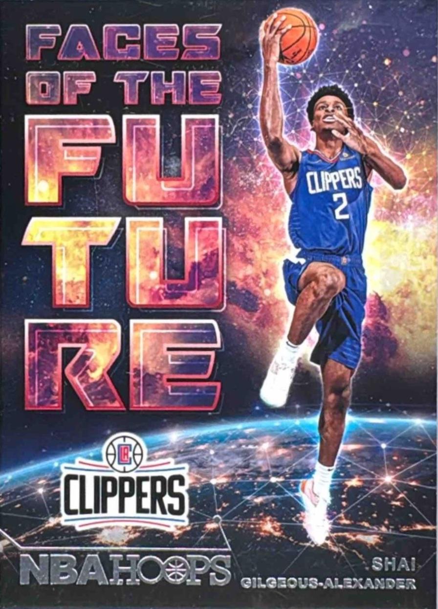 2018 Panini Hoops Faces of the Future Shai Gilgeous Alexander #11 card