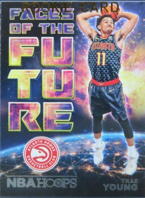 2018 Panini Hoops Faces of the Future Trae Young #5 card