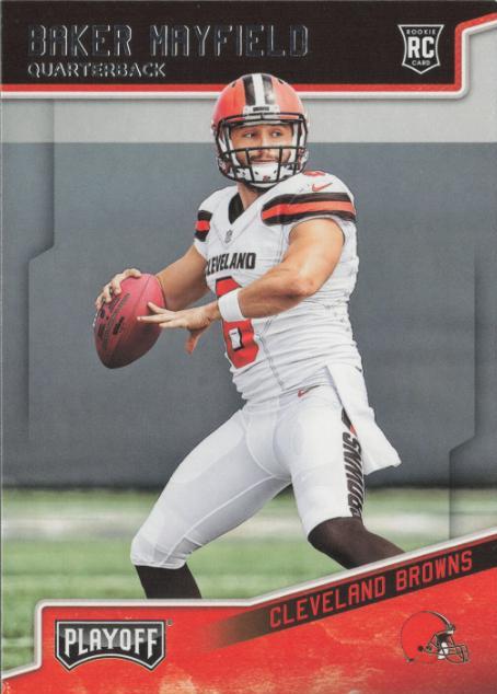 2018 Panini Playoff Baker Mayfield #202 card