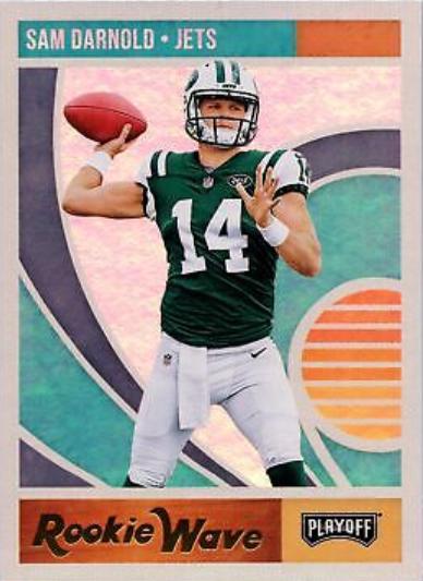 2018 Panini Playoff Rookie Wave Sam Darnold #11 card