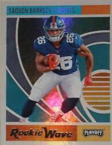 2018 Panini Playoff Rookie Wave Saquon Barkley #2 card