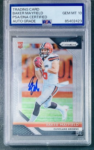 2018 Panini Prizm Baker Mayfield #201 card