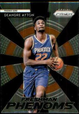 2018 Panini Prizm Freshman Phenoms DeAndre Ayton #25 card