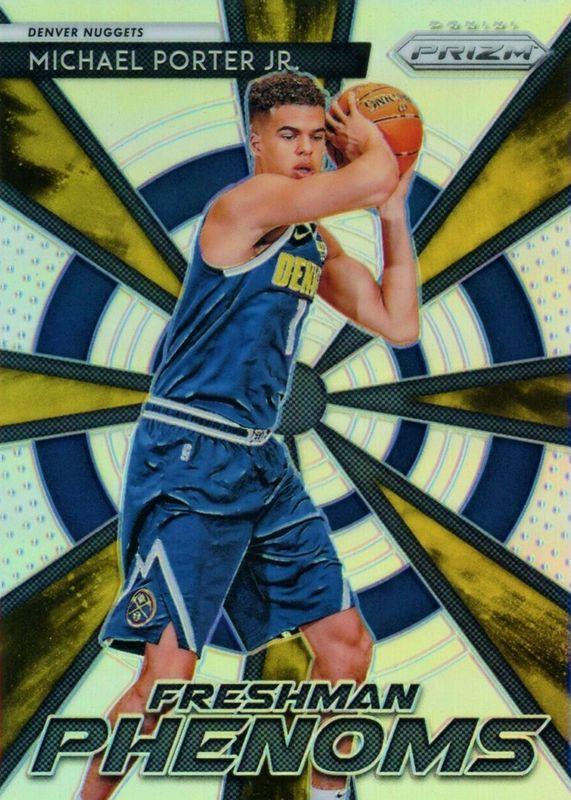 2018 Panini Prizm Freshman Phenoms Michael Porter Jr. [Silver Prizm] #12 card