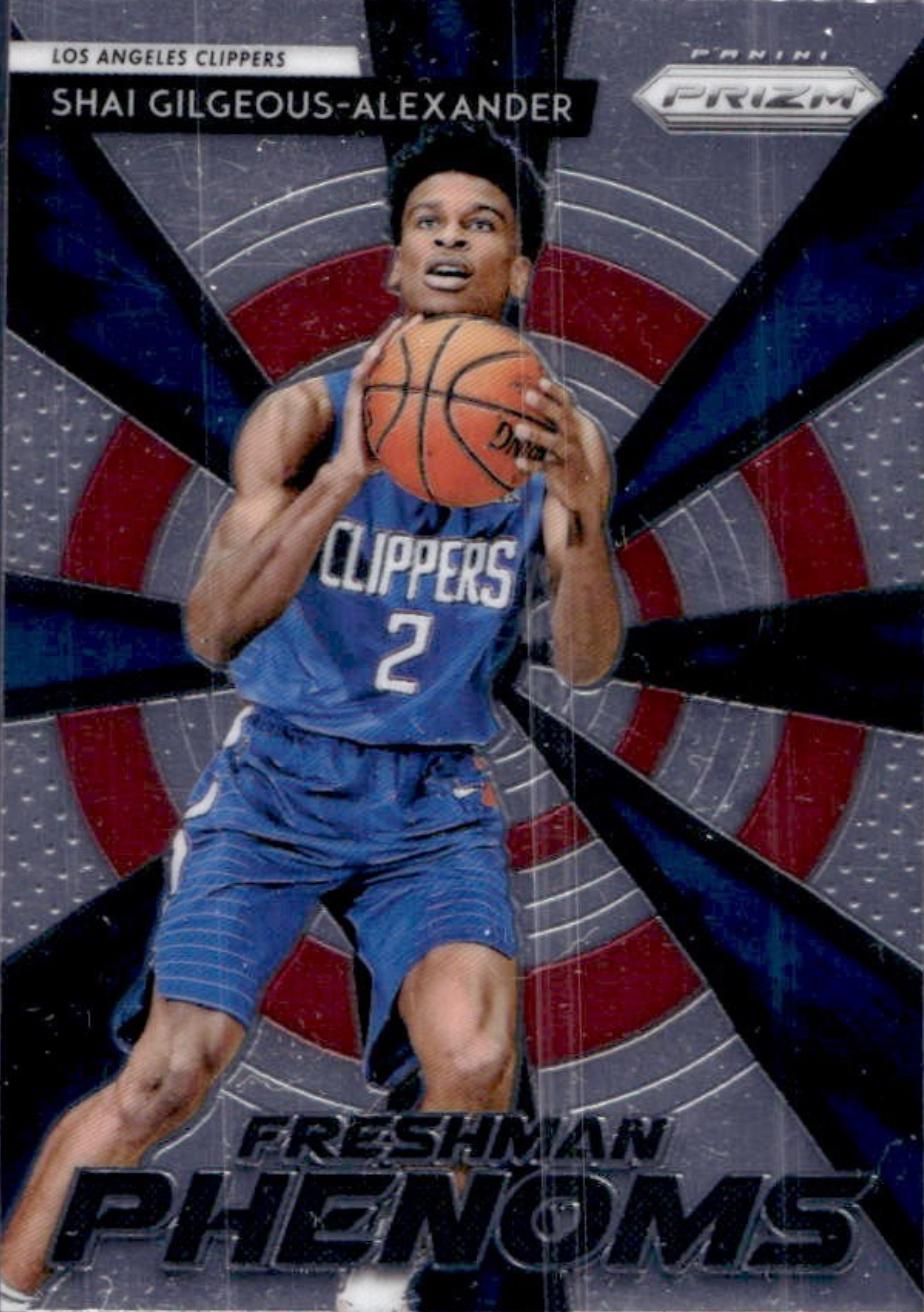 2018 Panini Prizm Freshman Phenoms Shai Gilgeous Alexander #15 card
