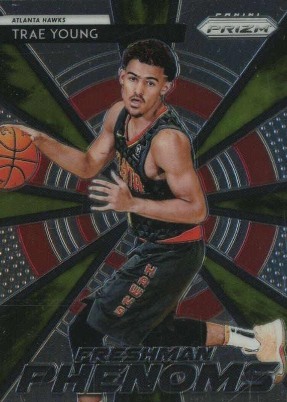 2018 Panini Prizm Freshman Phenoms Trae Young #21 card