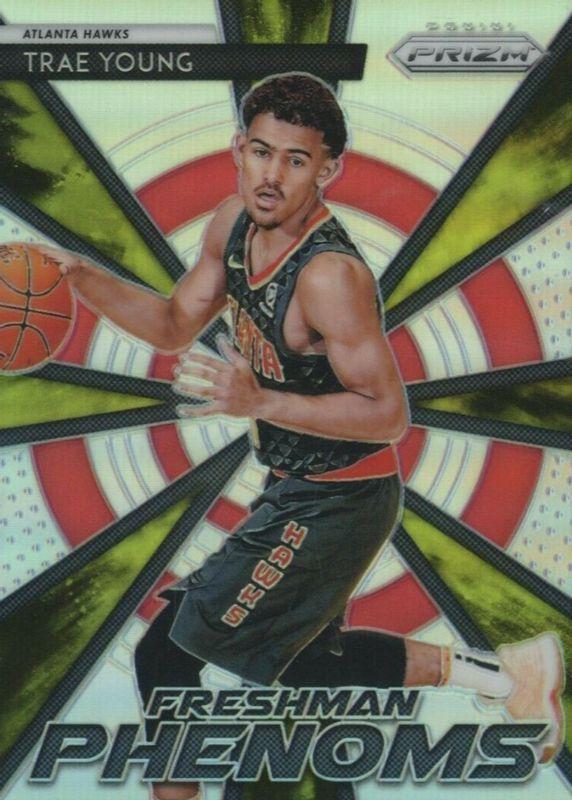 2018 Panini Prizm Freshman Phenoms Trae Young [Silver Prizm] #21 card