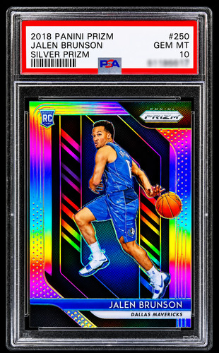 2018 Panini Prizm Jalen Brunson [Silver Prizm] #250 card