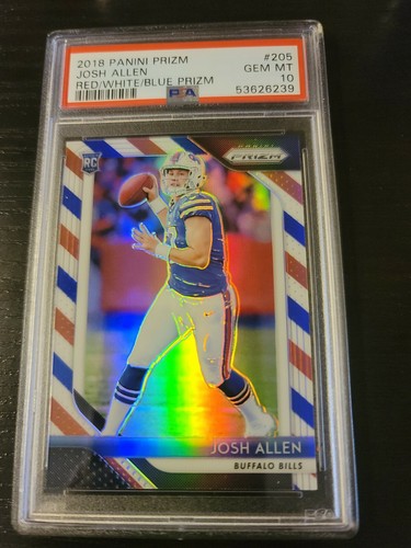 2018 Panini Prizm Josh Allen [Red White Blue] #205 card