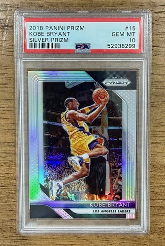 2018 Panini Prizm Kobe Bryant [Silver Prizm] #15 card