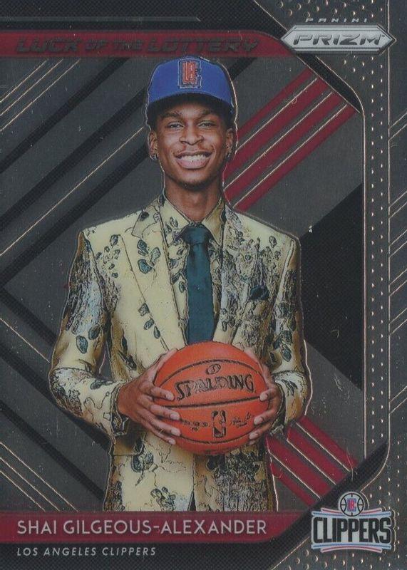 2018 Panini Prizm Luck of the Lottery Shai Gilgeous Alexander #11 card