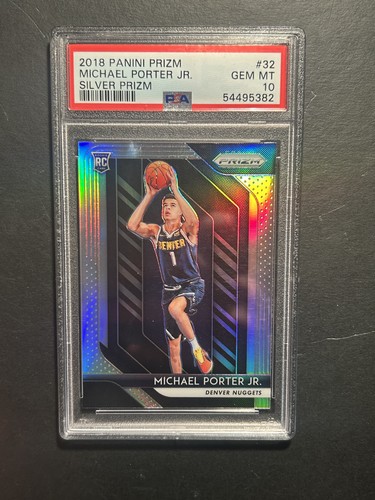 2018 Panini Prizm Michael Porter Jr. [Silver Prizm] #32 card