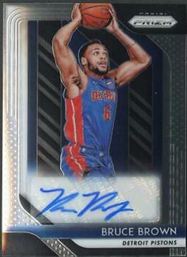 2018 Panini Prizm Rookie Signatures Bruce Brown #RSBRN card