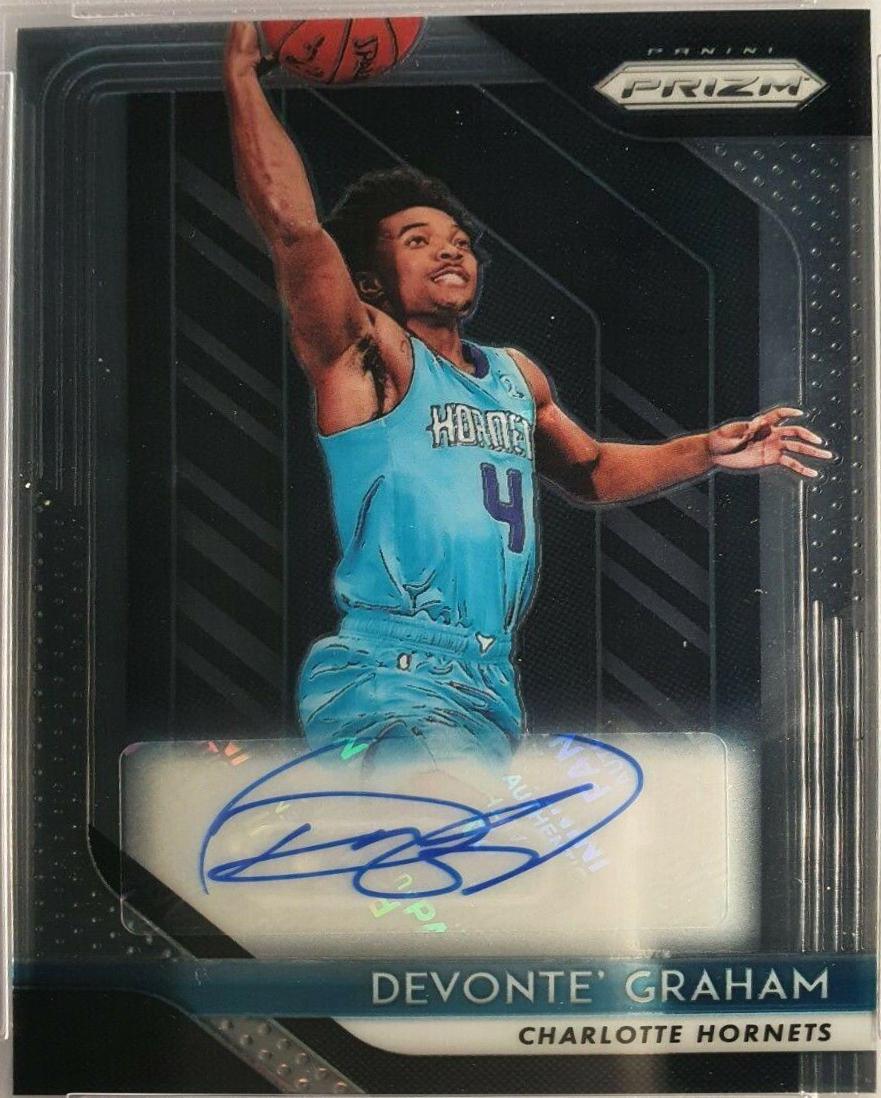 2018 Panini Prizm Rookie Signatures Devonte' Graham #RSDGR card