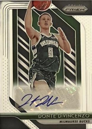 2018 Panini Prizm Rookie Signatures Donte DiVincenzo #RSDDV card
