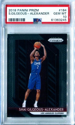 2018 Panini Prizm Shai Gilgeous-Alexander #184 card