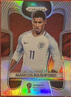 2018 Panini Prizm World Cup Marcus Rashford [Silver Prizm] #72 card