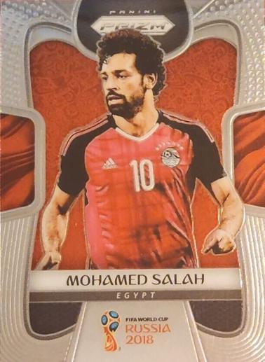 2018 Panini Prizm World Cup Mohamed Salah #54 card