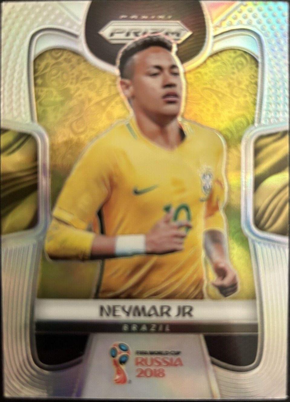 2018 Panini Prizm World Cup Neymar Jr [Silver Prizm] #25 card