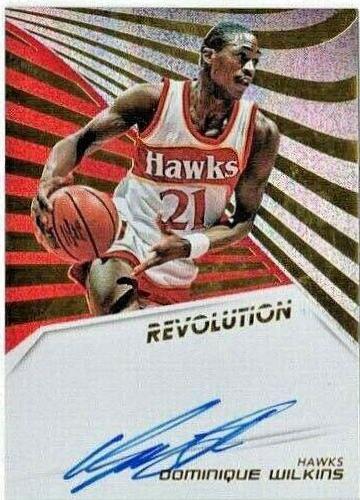 2018 Panini Revolution Autographs Dominique Wilkins #AU-DWK card