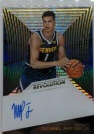 2018 Panini Revolution Rookie Autographs Michael Porter Jr. #MPJ card