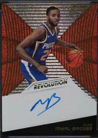 2018 Panini Revolution Rookie Autographs Mikal Bridges #MBG card
