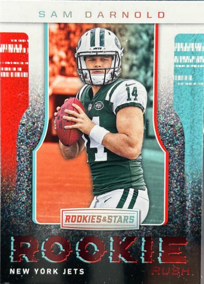 2018 Panini Rookies & Stars Rookie Rush Sam Darnold #RR-3 card