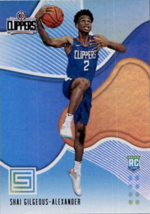 2018 Panini Status Shai Gilgeous-Alexander [Blue] #156 card