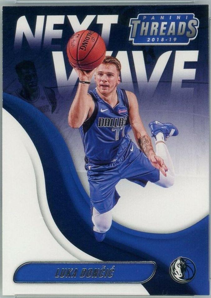 2018 Panini Threads Next Wave Luka Doncic #3 card