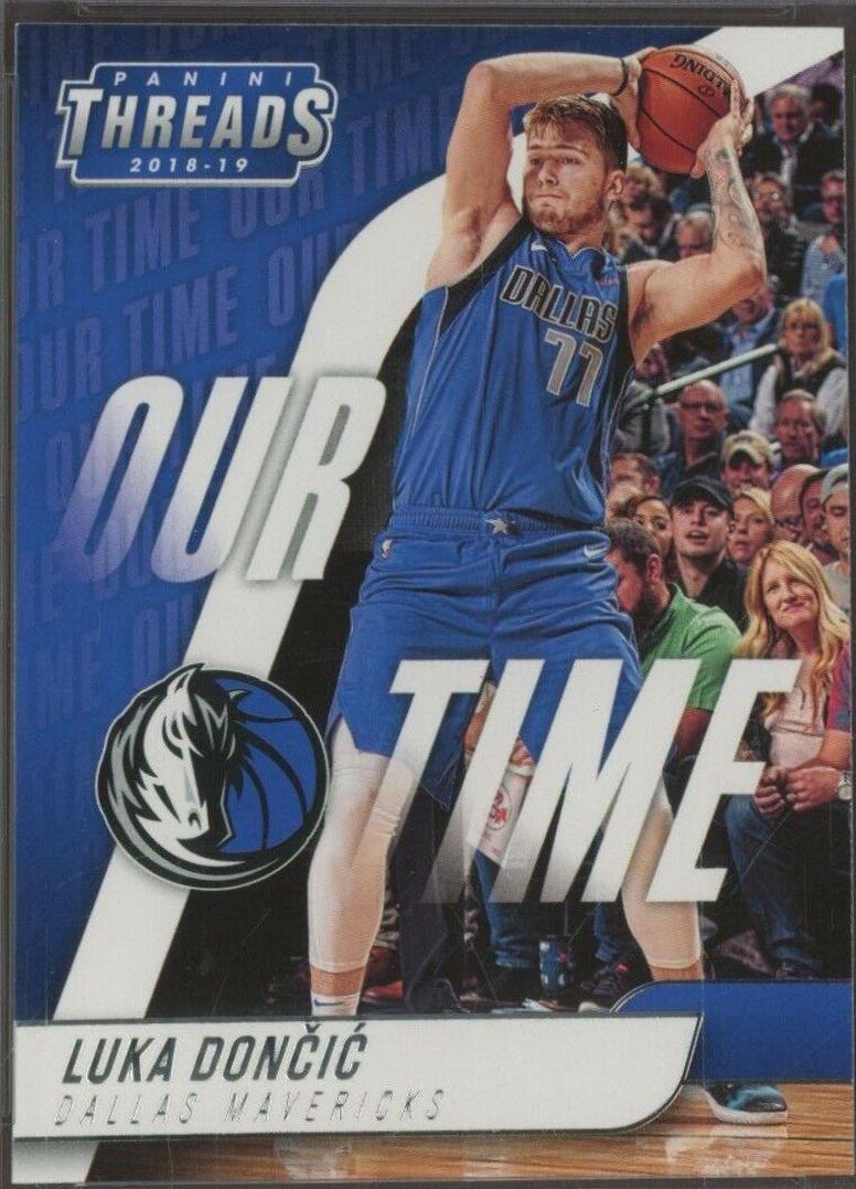 2018 Panini Threads Our Time Luka Doncic #15 card