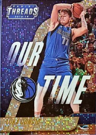 2018 Panini Threads Our Time Luka Doncic [Dazzle] #15 card