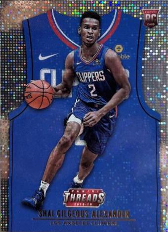 2018 Panini Threads Shai Gilgeous-Alexander [Dazzle] #151 card