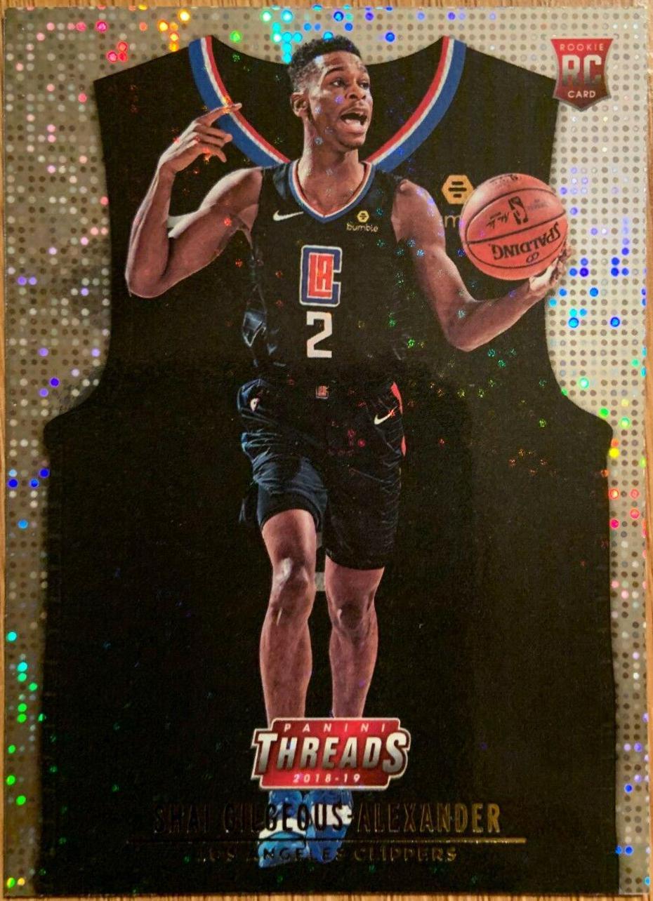 2018 Panini Threads Shai Gilgeous-Alexander [Dazzle] #191 card