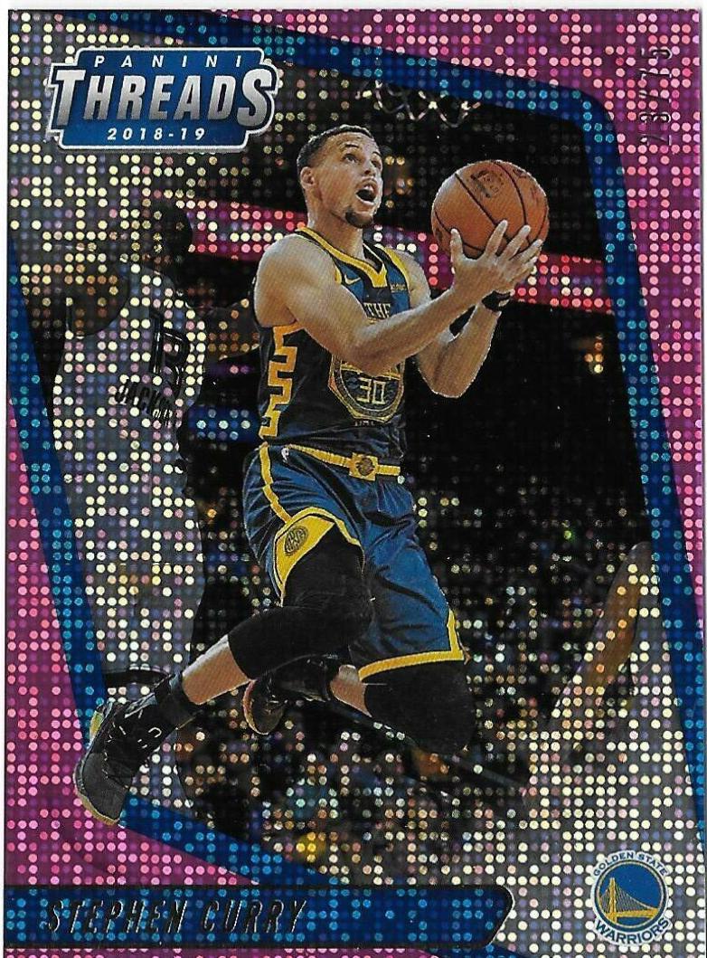 2018 Panini Threads Stephen Curry [Dazzle] #95 card