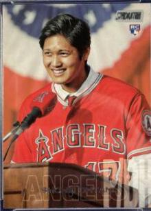 2018 Stadium Club Shohei Ohtani [At Podium] #138 card